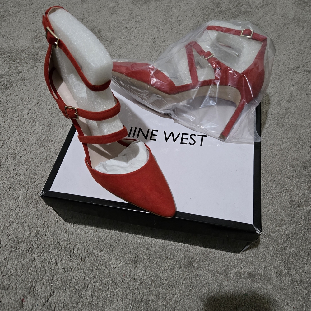 Nine West Women's Red Heels